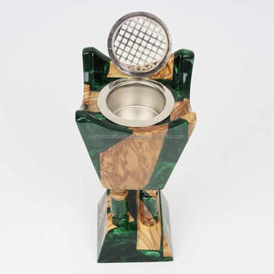 เตาเผาธูปไม้อีพ็อกซี่เรซินไม้2025ใหม่เครื่องหอมอาหรับสำหรับบ้านกลิ่นหอมสำหรับรอมฎอน - Product Image 2