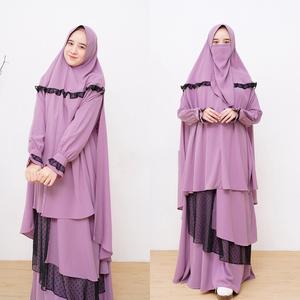 Wholesale Naqab or Niqab <b>for</b> Muslim Woman Jilbab Khimar <b>Long</b> Niqab Islamic Clothing Solid Color Full Cover Prayer <b>Dress</b> - Product Image 4