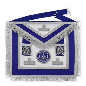 Tabliers maçonniques personnalisés brodés en 3D, de couleur personnalisée, robustes et de haute qualité, pour usage funéraire, MASONIC REGALIA PAST - Product Image 3