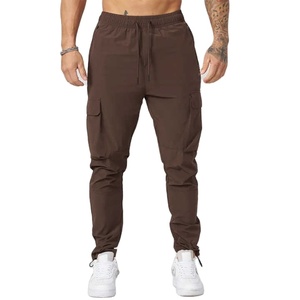 Nouveau pantalon de jogging décontracté pour homme en toile légère de haute qualité, style automne, avec cordon de serrage et taille haute - Product Image 4