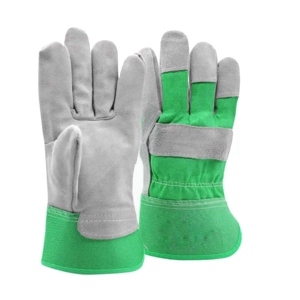 Gants de travail en cuir de vachette pleine fleur de haute qualité, anti-vibration, certifiés CE, ignifuges, résistants à l'abrasion, souples et sécuritaires - Product Image 3