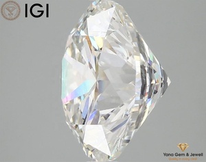 Prestige 6.00 CT CVD ประดับเพชรทรงกลมแวววาวได้รับการรับรองจาก IGI สี F บริสุทธิ์ VS1ชัดเจนออกแบบมาสำหรับเครื่องประดับหรูหรา - Product Image 3