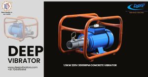 Vibrador de Motor Externo de Doscientos Veinte Voltios y Ciento Noventa Hertzios, Sistema de Compactación de Alta Potencia para Construcción - Product Image 4