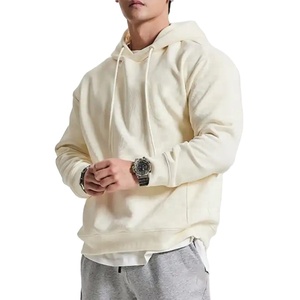 Sudadera con capucha unisex lisa de talla grande para hombre, estilo urbano, cálida, con estampado, venta al por mayor 2026 - Product Image 4
