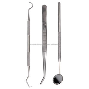 ชุดเครื่องมือทันตกรรม WORLD PRECISION SURGICAL WPS-DK-01 - ด้ามจับตามหลักสรีรศาสตร์ ได้รับการรับรองมาตรฐาน CE ประกอบด้วยกระจกตรวจฟันและคีมสำหรับงานช่องปาก - Product Image 5