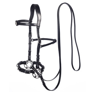 Brida de caballo hecha a mano con acabado fino hecha en cuero indio genuino Bridas de caballo personalizadas - Product Image 1