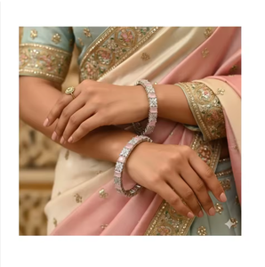 Wholesale Supply Elegant Handmade Brass <b>Bracelet</b> Adjustable Vintage Cuff Bangle Jewelry for Women Available At Best Market Price - Product Image 3