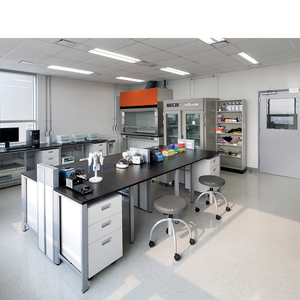 Table de laboratoire de <span class=keywords><strong>biologie</strong></span> en acier de style H personnalisée, tables de laboratoire pharmaceutiques, mobilier de laboratoire scientifique - Product Image 6