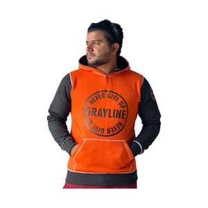 เสื้อฮู้ดดี้แขนเร็กแลนพิมพ์ลายสกรีนผ้าไหมแบบกำหนดเอง สตรีทแวร์ ระบายอากาศได้ดี เย็บตะเข็บกลับด้าน สำหรับผู้ชาย - Product Image 2