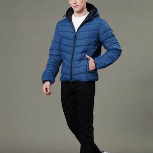 Veste matelassée pour homme en toile à capuche, respirante, légère, à manches longues, de qualité supérieure - Product Image 4