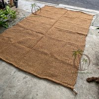 Voile d'ombrage traditionnelle vietnamienne en fibre de coco COCO-ECO, tissée rectangulaire, artisanat, filet extérieur en maille