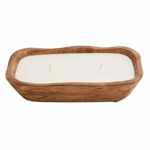 Tazón de madera rectangular de lujo para ensalada, fruta, decorativo, para restaurante, ecológico, para comida, para vajilla de boda - Product Image 2