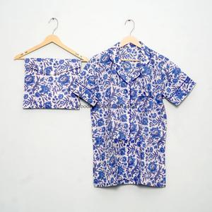 Conjunto de Pijama de Algodón 100% para Mujer, Estampado Floral, Pantalones Cortos, Talla Grande, Ropa de Dormir, Ropa de Playa, Conjunto de Pijama Corto - Product Image 6