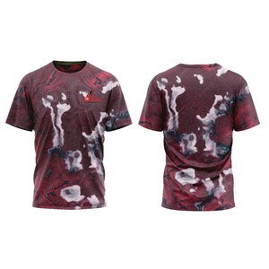 เสื้อยืดผ้าทนทาน พิมพ์ลายแบบซับลิเมชั่น เนื้อผ้าระบายอากาศ น้ำหนักเบา เนื้อสัมผัสนุ่ม ปรับแต่งได้ ผลิตจากโพลีเอสเตอร์/คอตตอนสำหรับผู้ชาย - Product Image 1