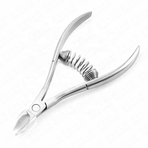 Coupe-cuticules professionnel en acier inoxydable à ressort, outil de manucure et pédicure de précision avec logo OEM - Product Image 4