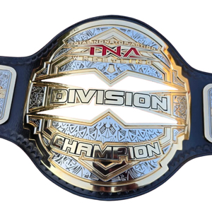 เข็มขัดแชมป์ TNA Division หนังสีดำ ดีไซน์ทองและเงิน คุณภาพพรีเมียม สำหรับแฟนๆ MMA - Product Image 6