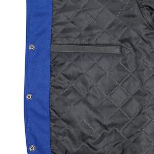 Veste universitaire brodée pour équipes scolaires, style baseball, avec fermeture à boutons-pression – Vente en gros - Product Image 5