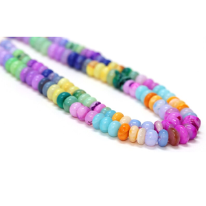 Perles Rondelles Multi-Opales : Artisanat de Bijoux en Pierres Précieuses de Qualité (15 pouces) - Product Image 3