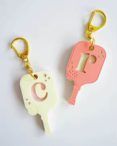 Porte-clés de pickleball personnalisé OEM, taille sur mesure, durable, réglable, léger, en caoutchouc de qualité supérieure, multicolore, avec logo personnalisé, idéal comme cadeau - Product Image 1