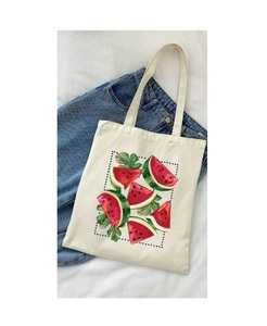 Bolso de Lona Hecho en India, Bolso de Hombro Abierto para la Playa, Compras, Personalizado, Extra Grande, de Gran Capacidad para Mujer - Product Image 6
