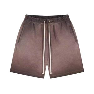Custom Acid Wash <b>Shorts</b> <b>Mens</b> Heavyweight Wholesale Vintage Washed Graphic Print Casual Drawstring Streetwear Clothing <b>Shorts</b> - Product Image 5