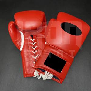 Set de Boxeo Personalizable de Alta Calidad, Protector de Cabeza y Mejillas, Cuero Vacuno Genuino, Acolchado Grueso de 4 Capas, Agarres para Manos - Product Image 2