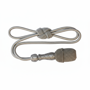 Handmade Custom Comfortable Ceremonial Sword Knots | <b>Braided</b> Ribbon & Bullion Wire Uniform <b>Accessories</b> - Product Image 1