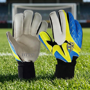 Gants de gardien de but de football professionnels respirants de qualité supérieure avec protection des doigts en latex allemand - Product Image 5
