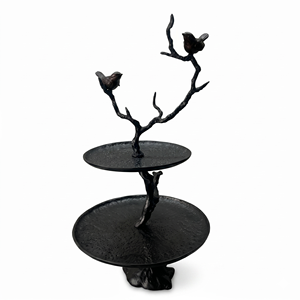 Three <b>Tier</b> Metal <b>Cake</b> Stand Handmade Round Shape Multi Layer Dessert Display Serving Tray For Parties <b>Cake</b> Stand - Product Image 3
