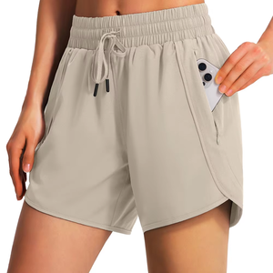 Pantalones Cortos Deportivos para Mujer, Diseño Moderno, Secado Rápido, Poliéster y Elastano, Logotipo Personalizado, Proveedor Mayorista - Product Image 1