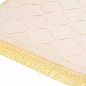 Alfombras de oración personalizadas de espuma para mezquita, nuevas llegadas, alfombras islámicas de seda y lana para uso doméstico, transpirables, al por mayor. - Product Image 5