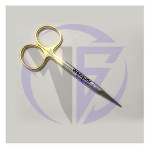 Ciseaux chirurgicaux dentaires à iris droits et courbés, cisailles TC pour tissus et sutures, instruments manuels très demandés - Product Image 2