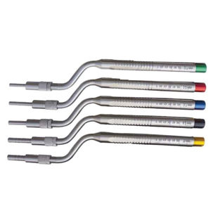 ISO & CE Certified Dental Osteotome Set 5-Piece Stainless Steel Concave Manual Surgical Instruments Knurled Grip - Product Image 6