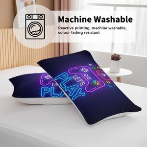 Set di Biancheria da Letto Ultra Morbido 3 Pezzi con Copripiumino GamePad per Piumone Misura Full - Solo Ritiro in Personale, Leggero, Super King per Divano - Product Image 5