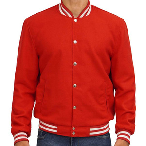 Nueva Chaqueta Varsity Personalizada para Hombre, Cuello Alto, Transpirable, Estilo Urbano, Alta Calidad, Color Sólido, Precio Razonable, Diseño Personalizado - Product Image 3