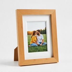 Cadre photo en bois de hêtre fait à la main affichage de table en bois naturel pour le cadeau et la décoration de mariage de bureau à domicile - Product Image 6