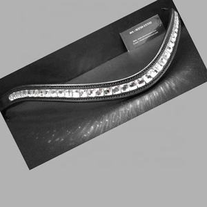 Bride en cuir de haute qualité avec des produits de cheval de bandeau de chaîne de pierre - Product Image 2