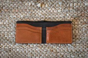 Cartera plegable de cuero genuino de alta calidad, monedero delgado con bloqueo RFID para hombres, Vintage, hecho a mano, OEM - Product Image 4