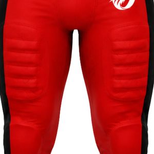 Pantalones Cortos de Fútbol Americano Rojos y Negros, Acolchados, Ligeros, Transpirables, Uniforme Deportivo de Equipo, Ropa Deportiva Cómoda para Juego - Product Image 6