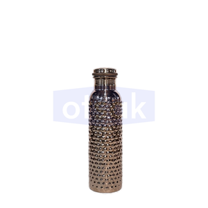 Bouteille d'eau en cuivre martelé de qualité supérieure, écologique, réutilisable, portable, anti-fuite, pour la maison, le bureau, les voyages, cadeau - Product Image 3
