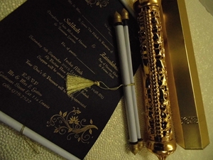 Invitaciones de Boda de Lujo en Pergamino, Diseños Personalizados Hechos a Mano, OEM, Venta al Por Mayor, Marca Privada, Exportación Premium a Todo el Mundo - Product Image 2