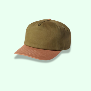 Gorra de Béisbol de 5 Paneles con Estampado Puff, Estilo Vintage, sin Estructura, Ajustable, con Visera de Color en Contraste, Personalizada para Marcas de Ropa Urbana (OEM) - Product Image 1