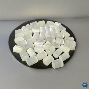 Cristal cilíndrico de ágata de selenita de alto grado, piedras preciosas talladas a mano de primera calidad, feng shui, decoración del hogar, venta al por mayor - Product Image 4