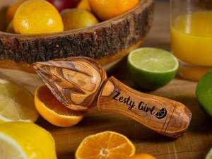 Wooden Manual Lemon Reamer Juicer Dishwasher Safe <b>Kitchen</b> <b>Accessory</b> - Product Image 2