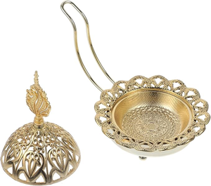 Brûleur d'encens Bakhoor de qualité supérieure, écologique, de style arabe, conçu pour la fragrance d'oud, usage religieux et spirituel, décoration d'intérieur - Product Image 1