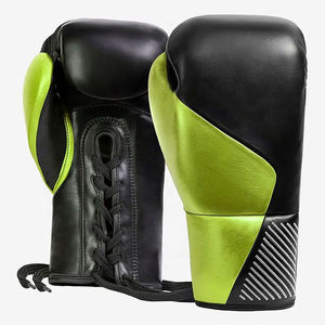 Gants d'entraînement de boxe en cuir à faible MOQ avec des prix raisonnables, personnalisables avec logo, pour arts martiaux et entraînement MMA. - Product Image 4