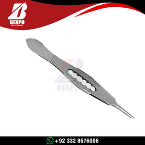 Pinzas Dentadas Hoskins Premium de Acero Inoxidable, Herramienta Oftálmica para Suturas Microquirúrgicas, Instrumentos Quirúrgicos con Certificación CE ISO - Product Image 3