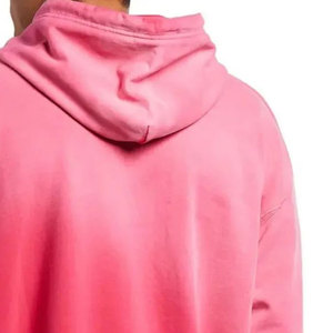 Sweat à capuche décontracté en molleton 100 % coton pour homme, sur mesure, teinture unie, qualité supérieure, collection hiver 2026, offre spéciale - Product Image 4