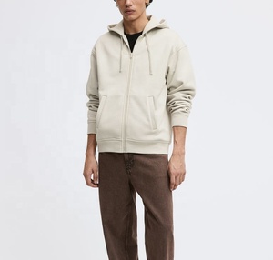 Sudadera Heavy Terry para hombre, conjunto de color sólido a la moda, Sudadera con capucha de poliéster y algodón de estilo americano para hombre - Product Image 4