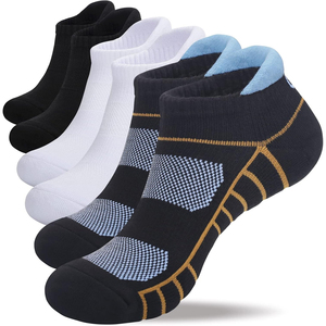 Men's Ankle <b>Socks</b> Breathable Quick Dry Sports Athletic <b>Socks</b> Solid <b>Black</b> Knitted Summer Wear - Product Image 3